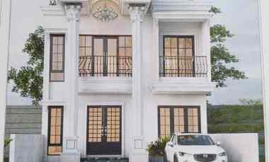 rumah mewah 2 lantai di tanah baru depok ada pool