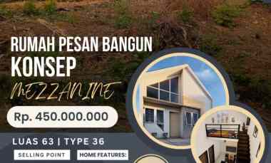 rumah mezzanine dekat akses tol jogja solo