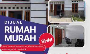 rumah minimalis bebas banjir 2 5 km ke stasiun daru