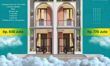 rumah minimalis siap huni utan kayu jakarta timur