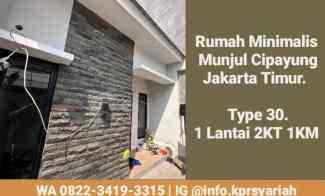 Rumah Minimalis Type 30 Munjul Cipayung Jakarta Timur
