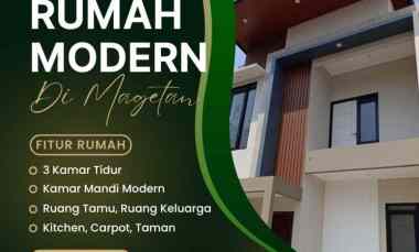 rumah modern 2 lantai di pusat magetan