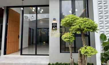 rumah modern dalam cluster di mlati sleman