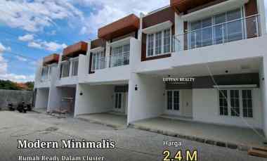 Rumah Kebagusan Pasar Minggu Modern Minimalis dalam Cluster