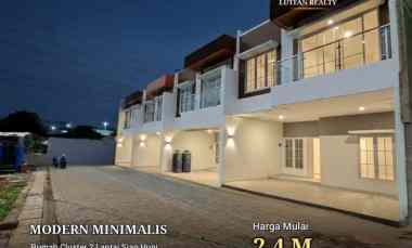 Rumah Kebagusan Pasar Minggu Modern Minimalis dalam Cluster