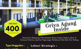 Promo Rumah 2 Lt Murah di Griya Agung Inside Dau dekat Kampus Malang