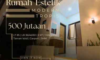 gambar rumah murah modern tropis