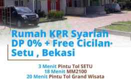 Rumah Murah Promo DP0 di Setu Bekasi