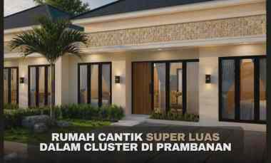 gambar rumah murah tipe 60 luas dalam cluster di prambanan