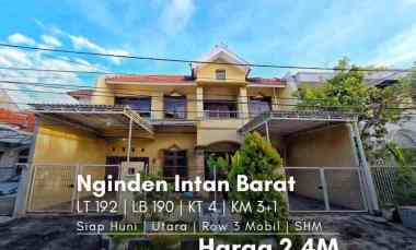 rumah nginden intan barat siap huni semi furnished