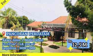 Dijual Rumah Asri Pancoran Perdatam Lokasi Strategis Jalan Lebar