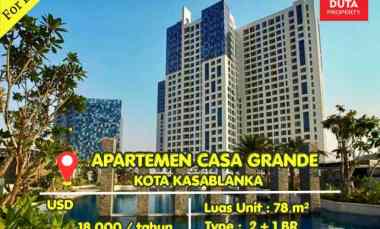Disewakan Apartemen Casa Grande Kuningan 2 BR Furnished Siap Huni