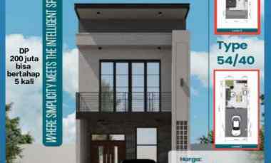 rumah proses bangun 2 lantai ciputat