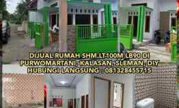 Dijual Rumah SHM Lt100m Lb90 di Purwomartani Kalasan Sleman Diy L