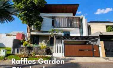 rumah raffles garden citraland minimalis siap huni