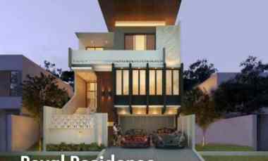 rumah royal residence new minimalis garasi 2 carport 2