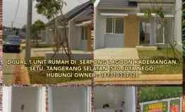 BU Dijual 1 Unit Rumah di Serpong Lagoon Kademangan Setu Tangerang