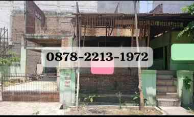 rumah setengah jadi dekat ke kali malang raya