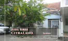 Rumah Dijual di Citraland Surabaya