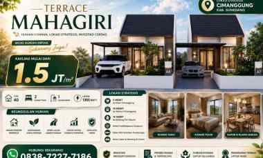 Rumah Siap Bangung di Cimanggung Mulai dari 400jt