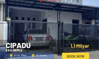 rumah siap huni di kavling deplu cipadu larangan