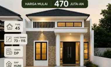 rumah siap huni di parung sawangan depok