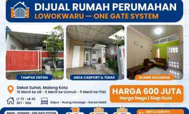 Rumah Siap Huni Lokasi di Lowokwaru dekat Kampus Ub