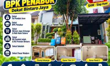 Rumah Siap Huni Pondok Aren BPK Penabur LT 81 LB 100