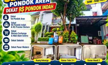 rumah siap huni pondok aren dekat rs pondok indah