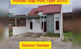 Rumah Siap Huni Dijual di Siwal Selatan Gentan Baki Sukoharjo