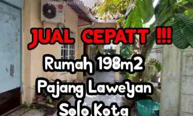 rumah solo kota 198m2 dekat solosquare 900jt
