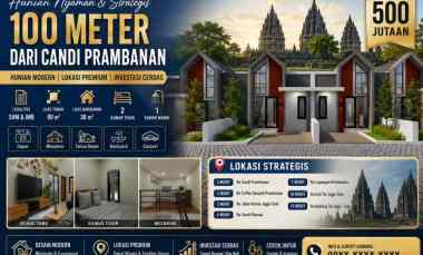Rumah Strategis dekat Prambanan Mulai 500 Jutaan