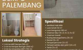 Rumah Strategis di Dempo Palembang