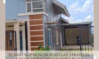 rumah strategis halaman luas di temas kota batu