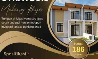 rumah subsidi 1 lantai dekat sd model malang