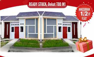 Rumah Subsidi dekat TOD M1 12 JT di Cicil 6 Kali