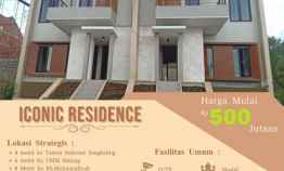 Rumah Villa 2 Lantai Murah Iconic Residence dekat Kampus UMM Malang