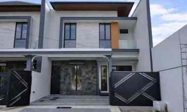 rumah sutorejo prima new minimalis row 3 5 mobil