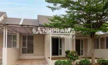 rumah tanah 96 di cluster gardens sawangan rn