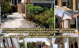 Dijual Rumah dan Perabot Lt.4 70m / Lb.3 00m di Banyudono Boyolali