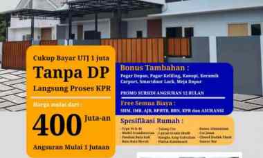 rumah tanpa dp hanya bayar 1 juta sukodono sidoarjo