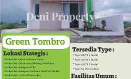 Promo Rumah Murah 300 Jutaan Tengah Kota di Green Tombro Tasikmadu