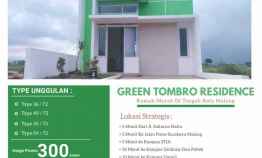 Rumah Murah Tengah Kota Malang di Kawasan Suhat Green Tombro