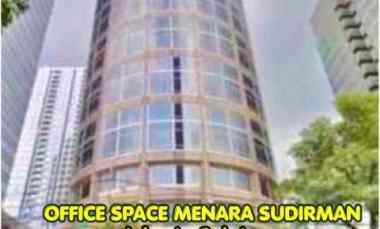 Dijual Office Space Menara Sudirman Luas 218m2 Lokasi SCBD Senayan