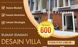 Promo Rumah Villa Kawasan Kampus di Joyo Agung Tlogomas Kota Malang