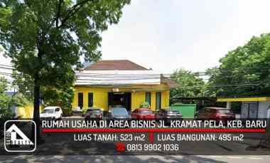 rumah untuk usaha di area kramat pela kebayoran baru