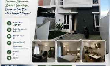 rumah villa jual rugi lokasi perumahan dau malang