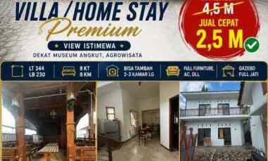 rumah villa lokasi dekat hotel aston batu