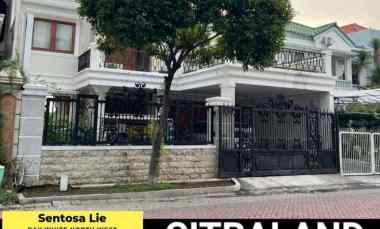 rumah villa sentra raya citraland marmer shm