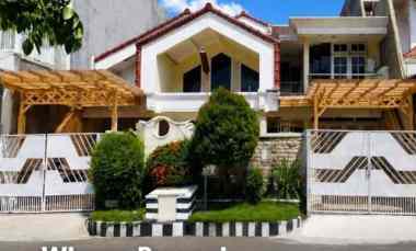 rumah wisma permai strategis row jalan 3 mobil